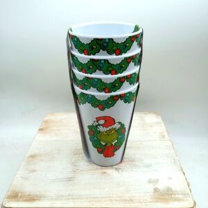 Dr. Seuss Christmas Grinch Melamine cups